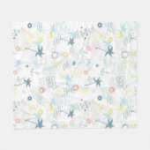 Sommermuster Fleecedecke (Vorderseite (Horizontal))