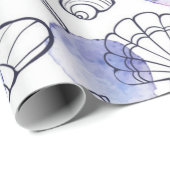 Sommermuster Geschenkpapier (Rolleneckpunkt)