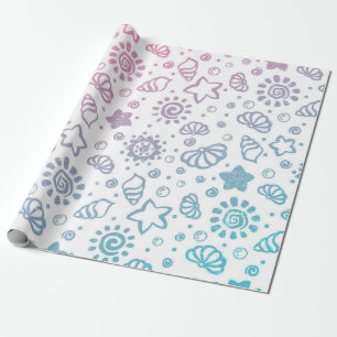 Sommermuster Geschenkpapier