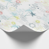 Sommermuster Geschenkpapier (Ecke)