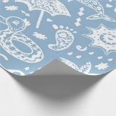 Sommermuster Geschenkpapier (Ecke)