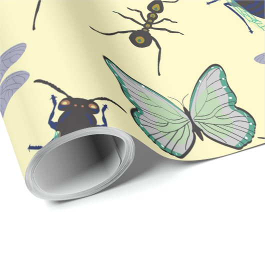 Sommermuster Geschenkpapier (Rolleneckpunkt)