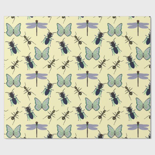 Sommermuster Geschenkpapier (Flach)