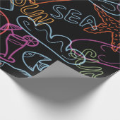 Sommermuster Geschenkpapier (Ecke)