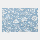 Sommermuster Geschirrtuch (Horizontal)