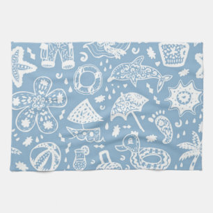 Sommermuster Geschirrtuch