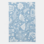 Sommermuster Geschirrtuch (Vertikal)