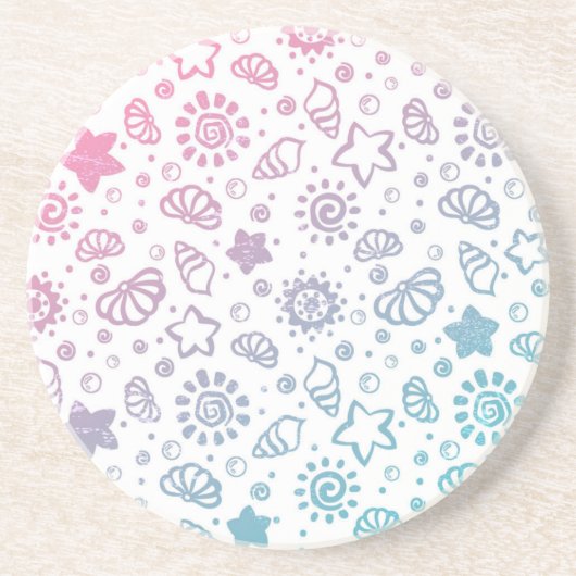 Sommermuster Getränkeuntersetzer (Vorne)