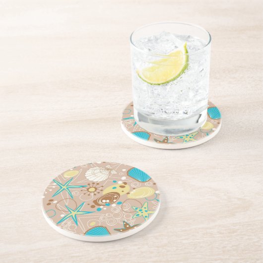 Sommermuster Getränkeuntersetzer (Seite)