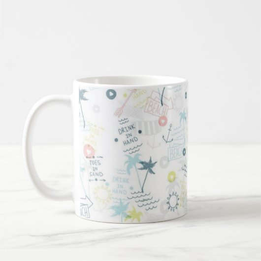Sommermuster Kaffeetasse (Links)