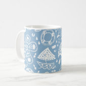 Sommermuster Kaffeetasse (Vorderseite Links)