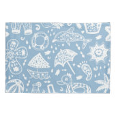 Sommermuster Kissenbezug (Rückseite)