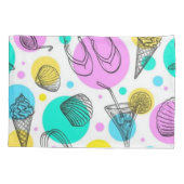 Sommermuster Kissenbezug (Rückseite)