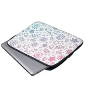 Sommermuster Laptopschutzhülle (Vorne Knopf)
