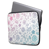 Sommermuster Laptopschutzhülle (Vorderseite Links)