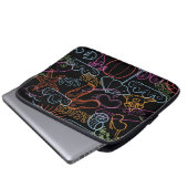 Sommermuster Laptopschutzhülle (Vorne Knopf)