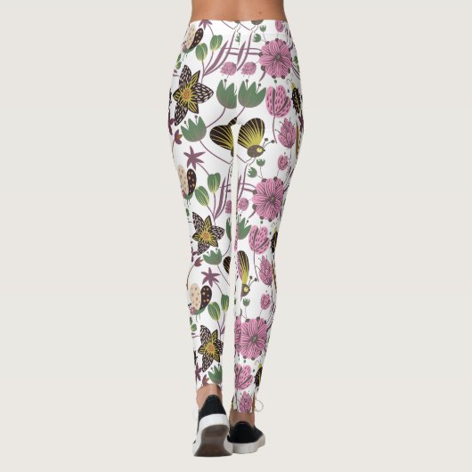 Sommermuster Leggings (Rückseite)