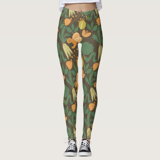 Sommermuster Leggings (Vorderseite)