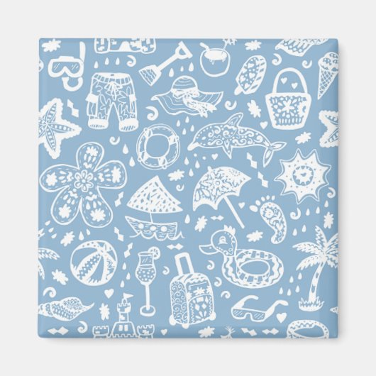 Sommermuster Magnet (Vorne)