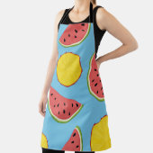 Sommermuster mit Ananas und Wassermelonart,ba Schürze (InSitu)