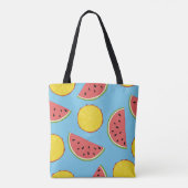 Sommermuster mit Ananas und Wassermelonart,ba Tasche (Rückseite)