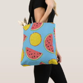 Sommermuster mit Ananas und Wassermelonart,ba Tasche (Von Nahem)