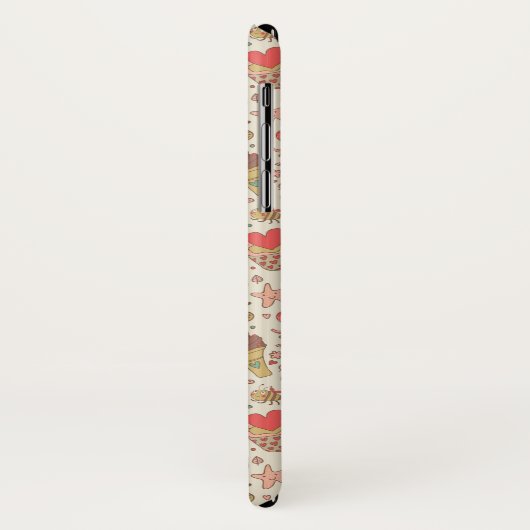 Sommermuster mit Eis Case-Mate iPhone Hülle (Hinten/Links)