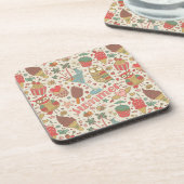 Sommermuster mit Eis Untersetzer (Linke Seite)