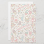 Sommermuster mit Eiscreme Briefpapier (Vorne/Hinten)
