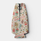 Sommermuster mit Eiscreme Flaschenkühler (Rückseite)