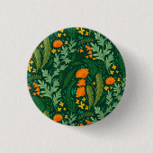 Sommermuster mit hellen und farbigen Kräutern Button (Vorderseite)