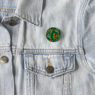 Sommermuster mit hellen und farbigen Kräutern Button