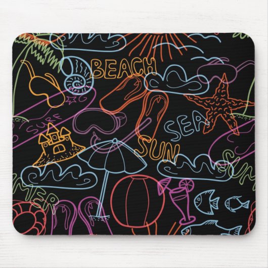 Sommermuster Mousepad (Vorne)