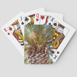 Sommermuster Palmen Strand Design. Spielkarten