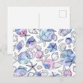 Sommermuster Postkarte (Vorne/Hinten)