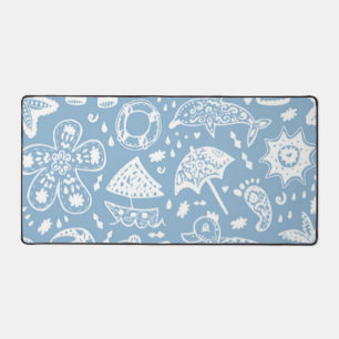 Sommermuster Schreibtischunterlage