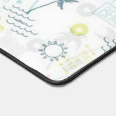 Sommermuster Schreibtischunterlage (Ecke)