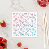 Sommermuster Serviette (Beispiel)