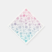 Sommermuster Serviette (Ecke)