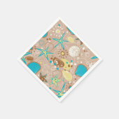 Sommermuster Serviette (Ecke)