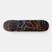 Sommermuster Skateboard (Horizontal)