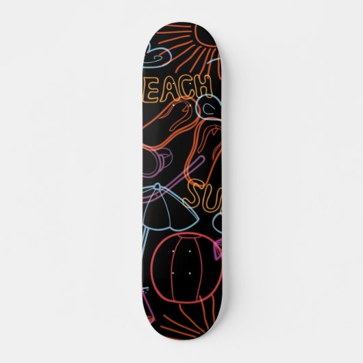 Sommermuster Skateboard (Vorne)