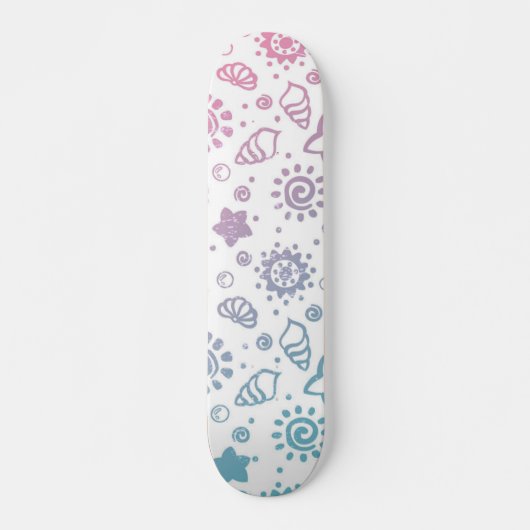 Sommermuster Skateboard (Vorne)