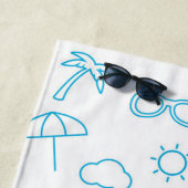 Sommermuster Strandtuch (Beispiel)