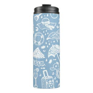 Sommermuster Thermosbecher