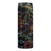 Sommermuster Thermosbecher (Rückseite)