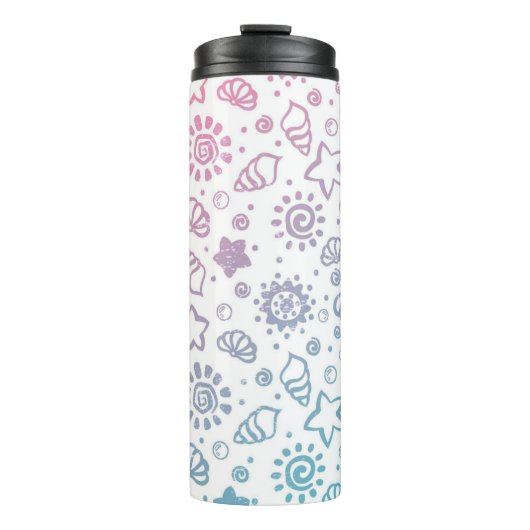 Sommermuster Thermosbecher (Vorderseite)