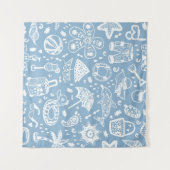 Sommermuster Wandteppich (Vorderseite (Horizontal))