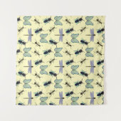 Sommermuster Wandteppich (Vorderseite (Horizontal))