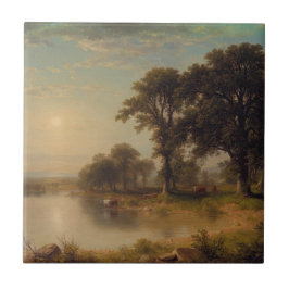 Sommernachmittag (1865) - Keramik Tile Fliese